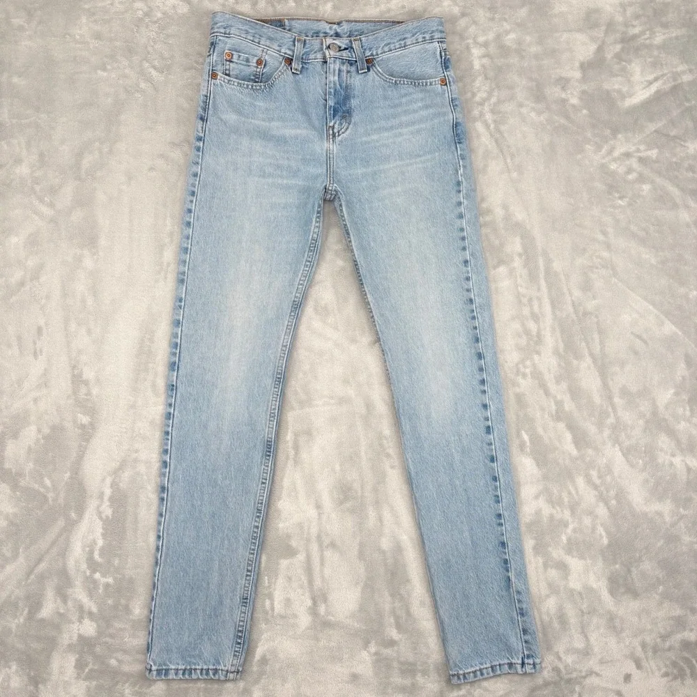 Levi's‎ Jeans Men 29x32 (Fit 29x30) Light Blue 510 Skinny Fit Skater Minimalist